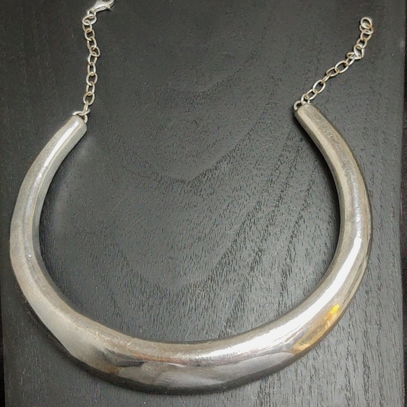 Vtg Estate Bat-Ami Israeli 925 Statement Necklace - Picture 7 of 11